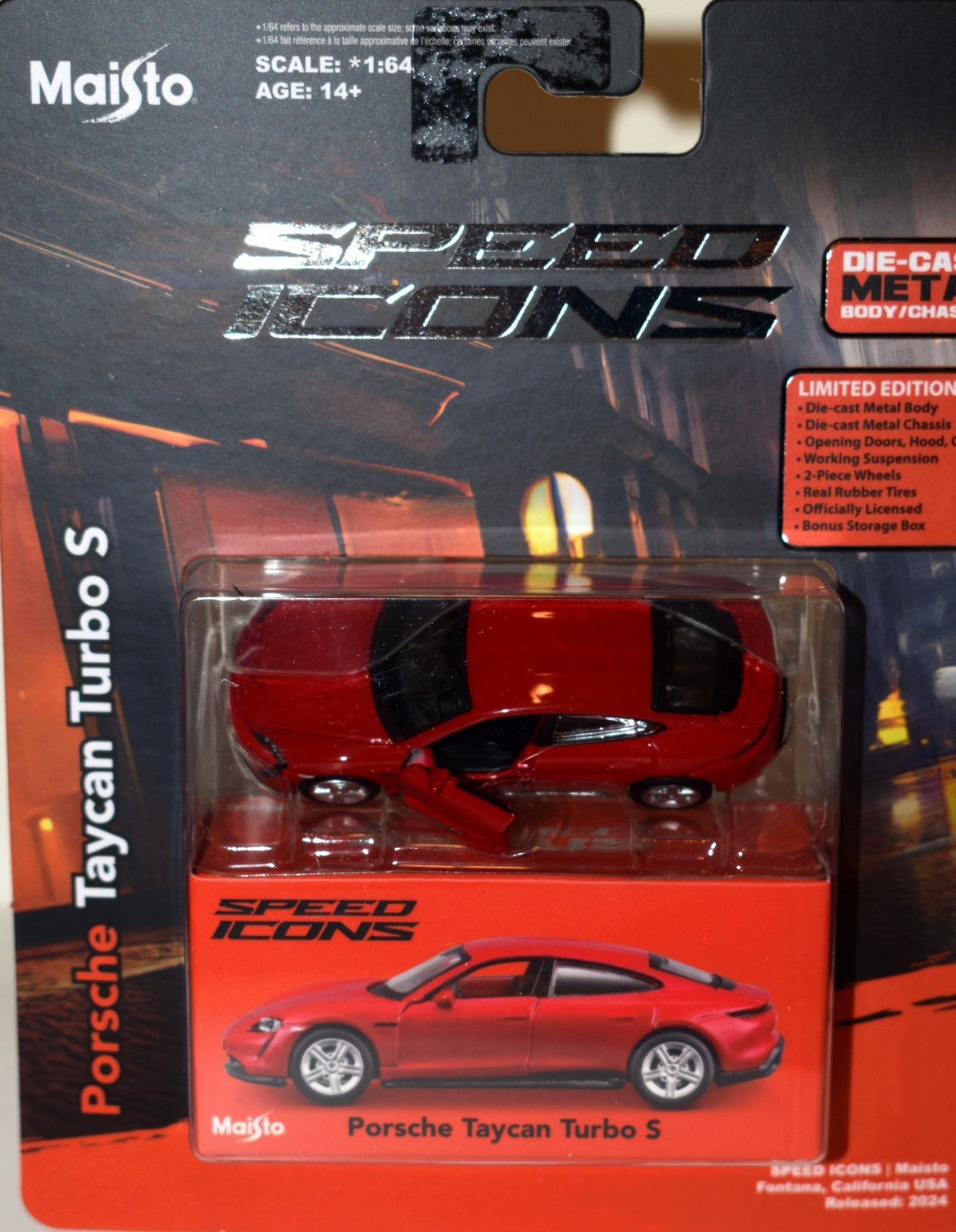 Maisto Speed Icons - Porsche Taycan Turbo S
