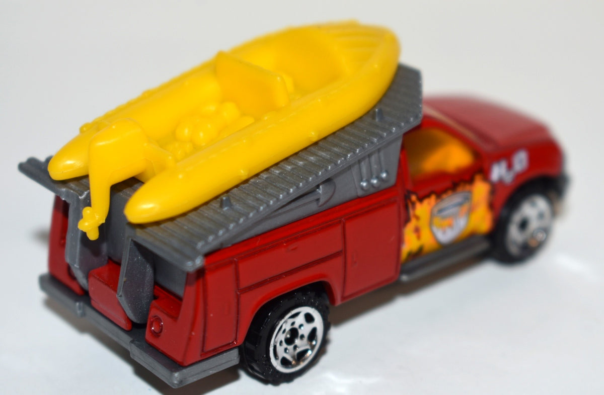Matchbox - Ford F-250 Superduty Fire Rescue Truck with Raft