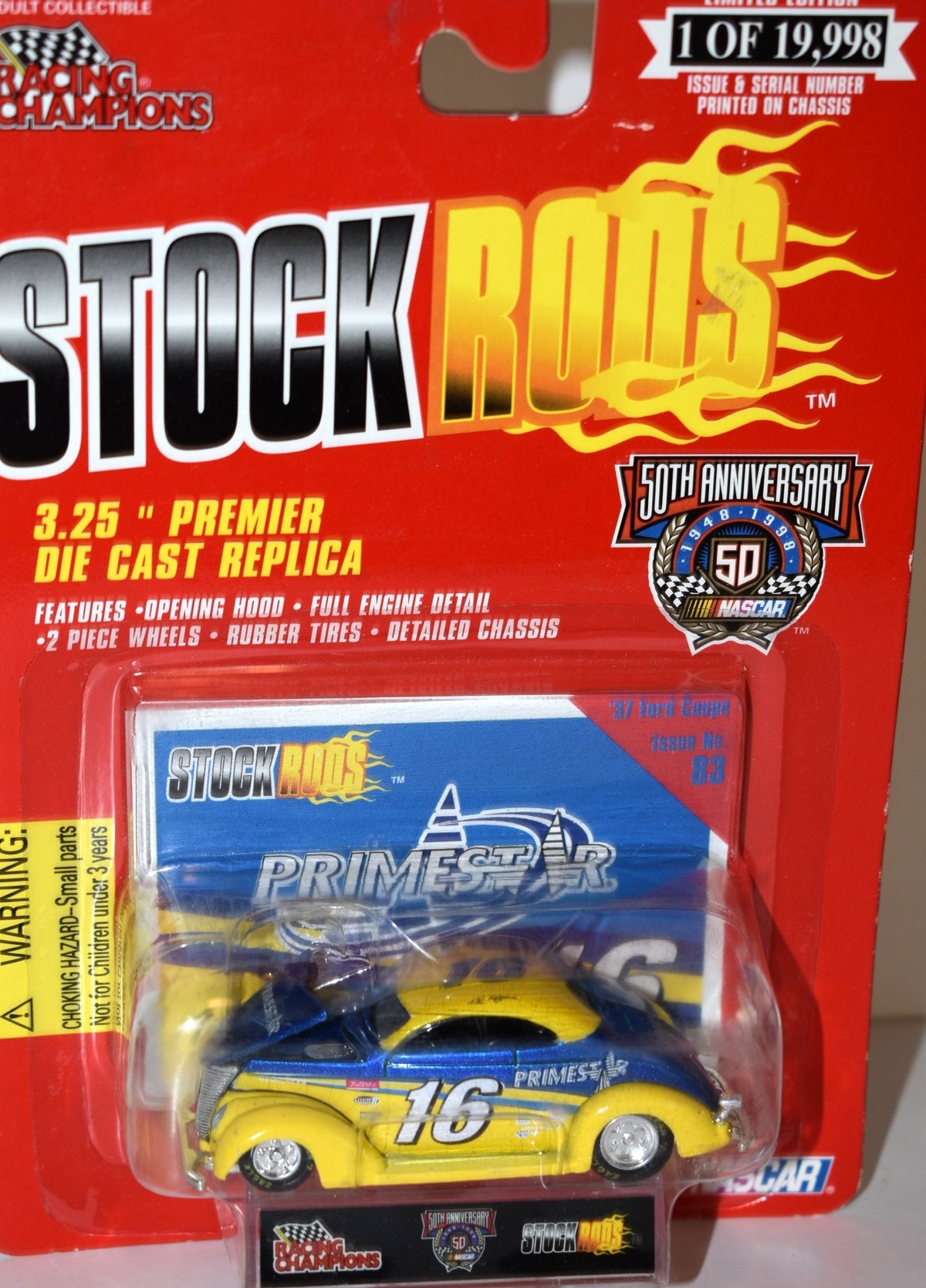Racing Champions Stock Rods Series - Ted Musgrave Primestar 1937 Ford Coupe