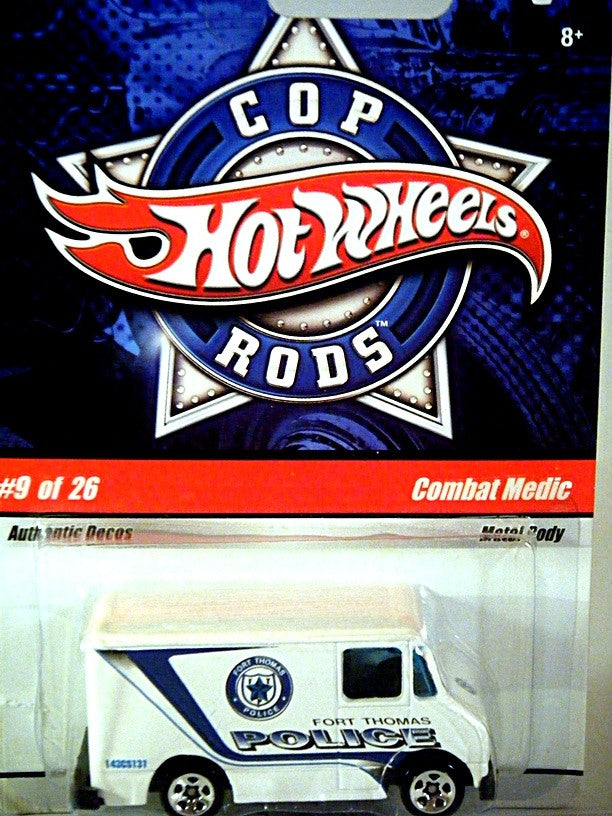 Hot Wheels Cop Rods - Combat Medic - Police Step Van 