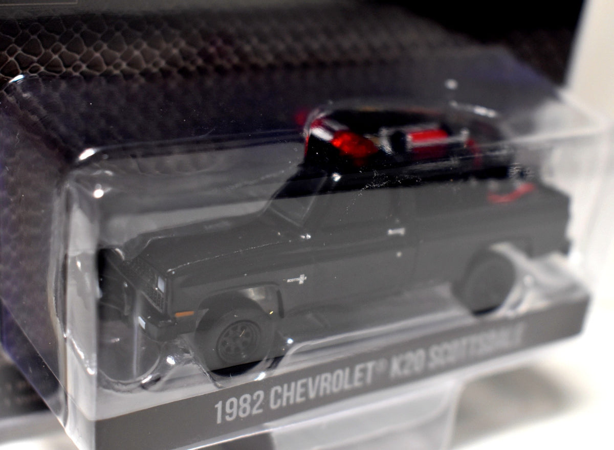 Greelight - Black Bandit - 1982 Chevrolet K20 Emergency Services Pickup Truck