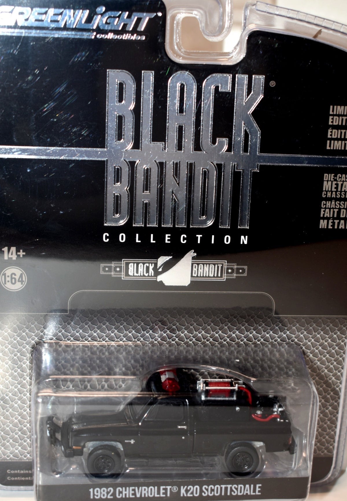 Greelight - Black Bandit - 1982 Chevrolet K20 Emergency Services Pickup Truck