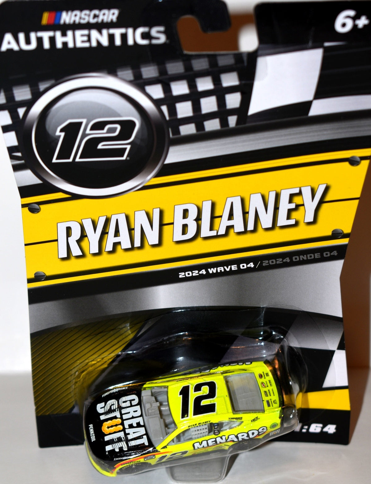 NASCAR Authentics - Ryan Blaney Menards Great Stuff Ford Mustang