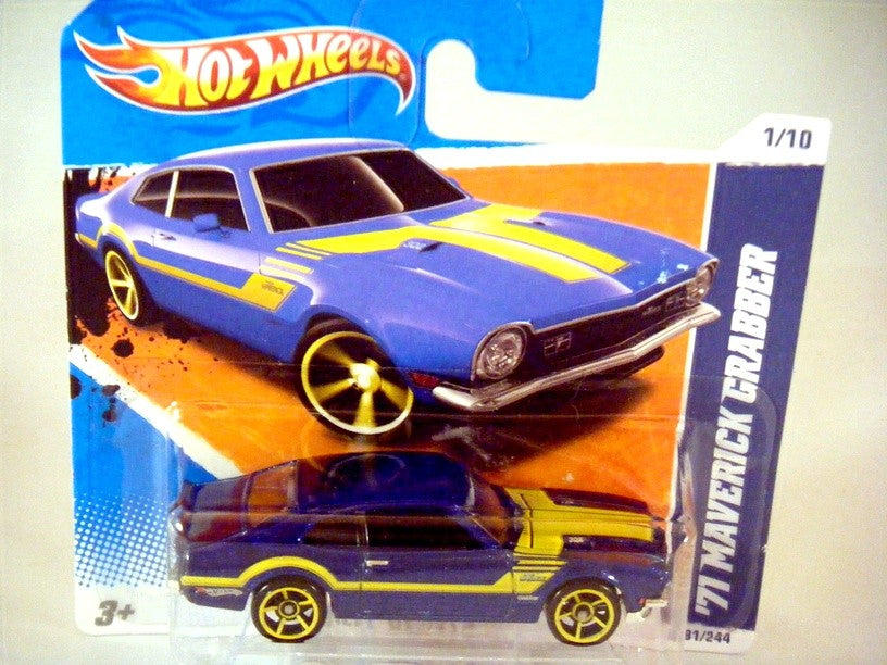 Hot Wheels - Stunning 1971 Ford Mustang Grabber Muscle Car