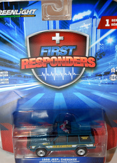 Greenlight First Responders - Greenport Rescue Squad 1998 Jeep Cherokee Paramedic Truck