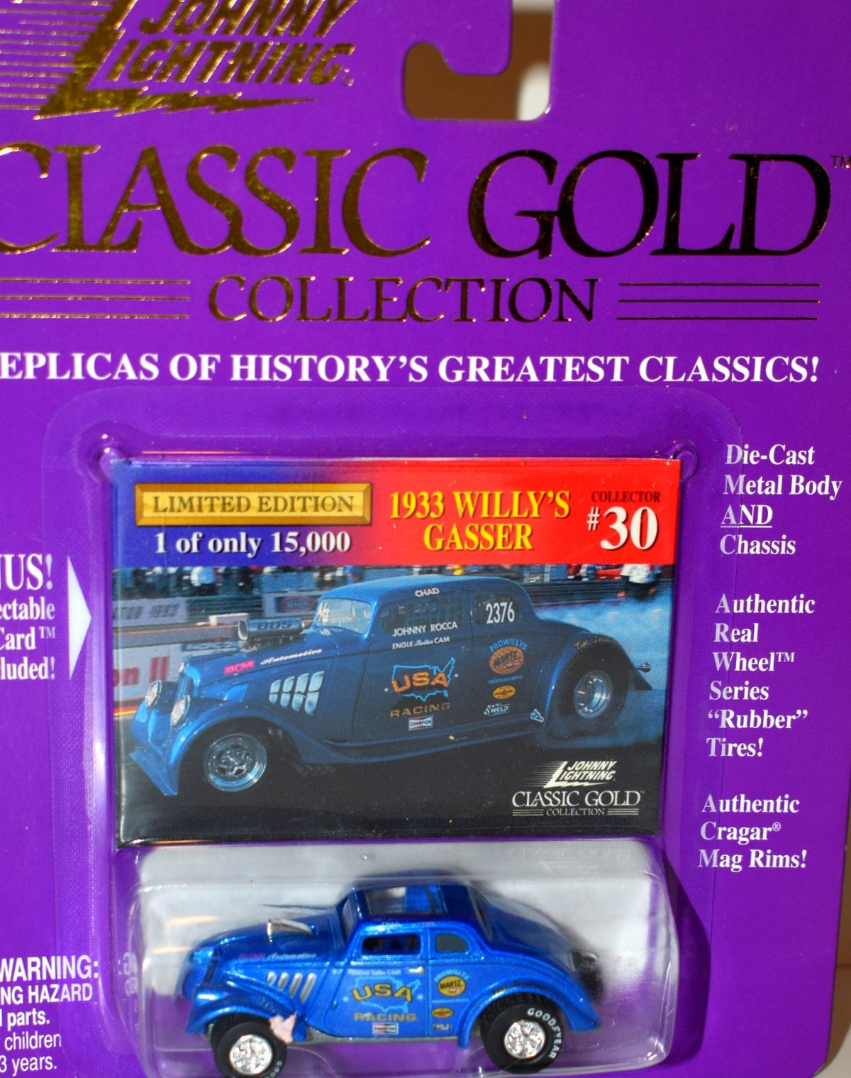 Johnny Lightning Classic Gold - USA 1933 Willys NHRA Gasser