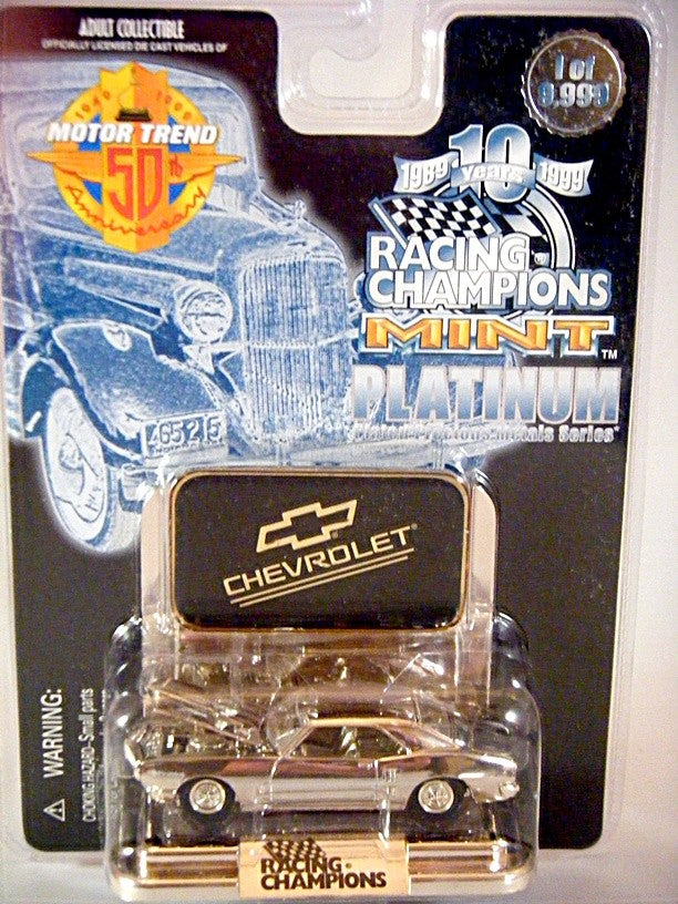 Racing Champions Mint Platinum Series - 1968 Pontiac Firebird - error package