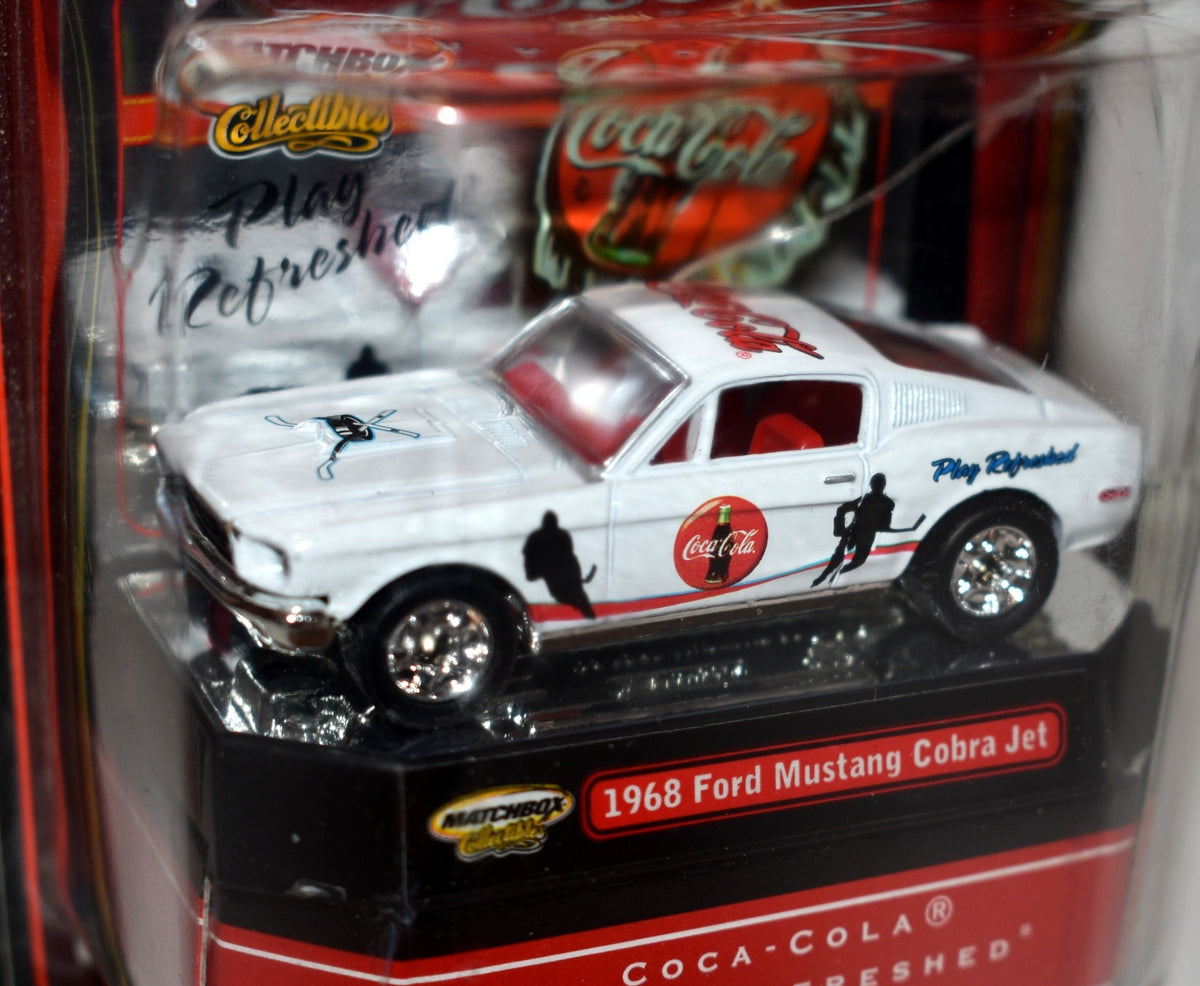 Matchbox Collectibles - Coca-Cola 1968 Ford Mustang Cobra Jet Hockey Car