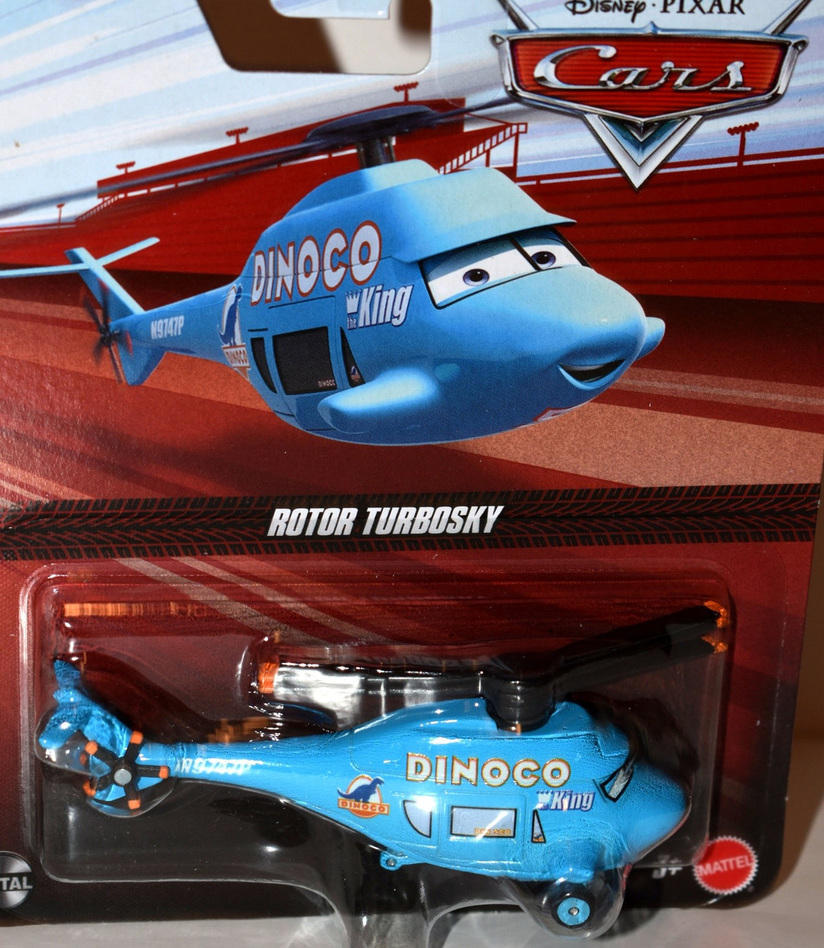 Diseny CARS -  The King Rotor Turbosky Team Helicopter