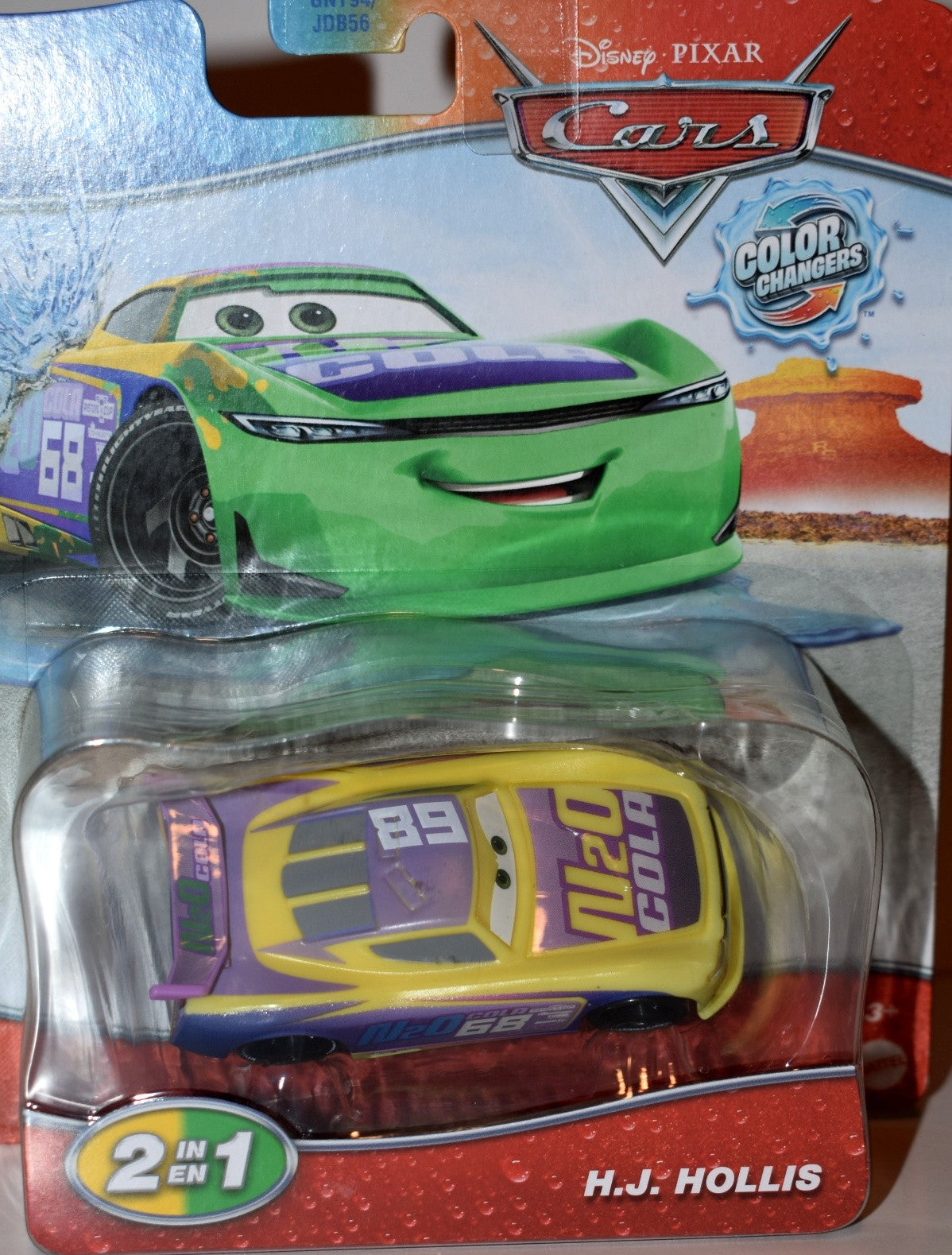 Disney Cars - Color Changers - HJ Hollis NASCAR Stock Car
