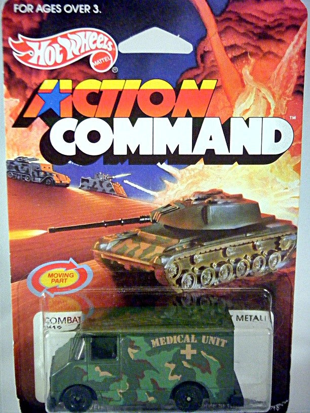 Hot Wheels Action Command - Combat Medic Step Van Ambulance