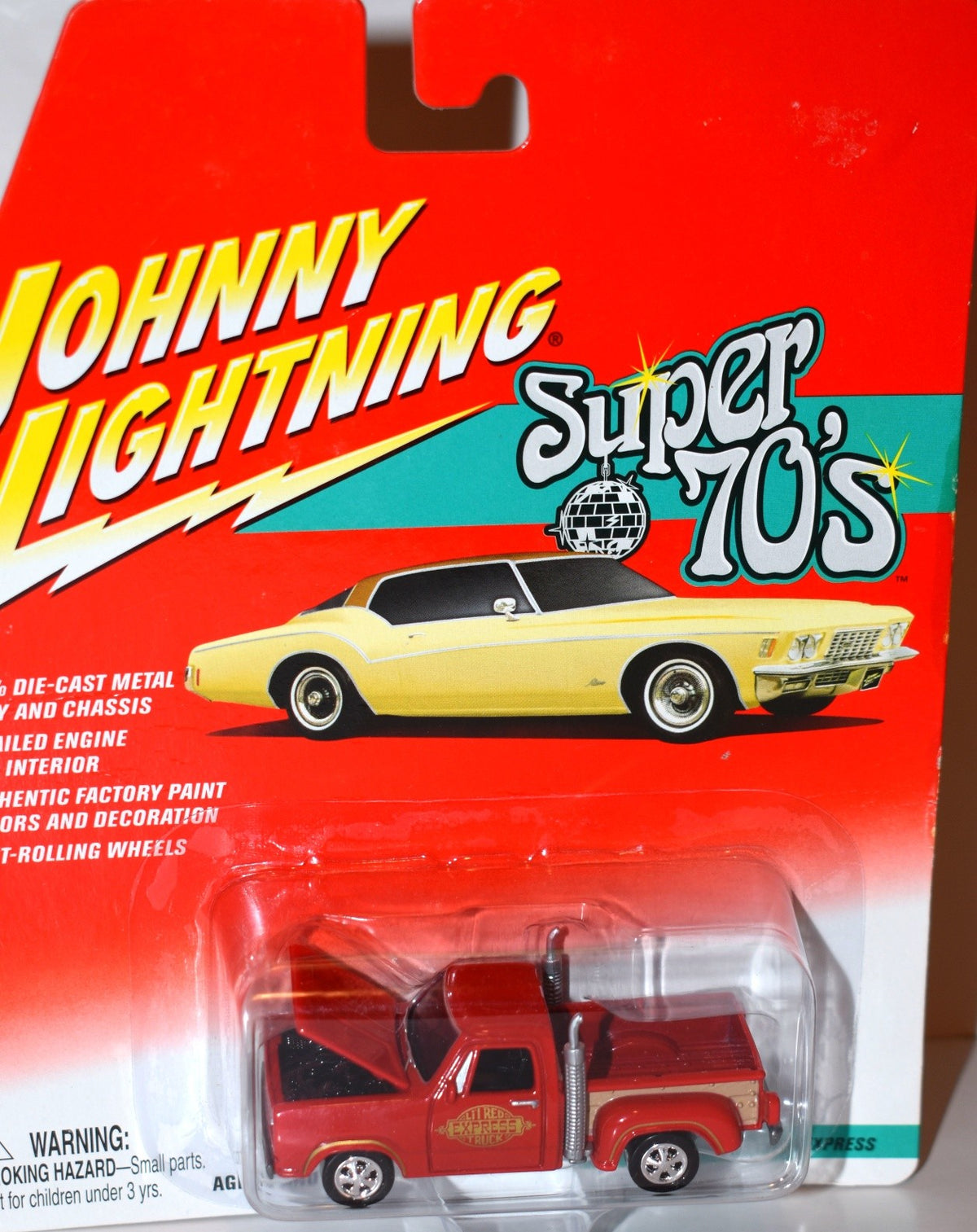 Johnny Lightning  - Super 70's - 1978 Lil' Red Express Dodge Pickup Truck