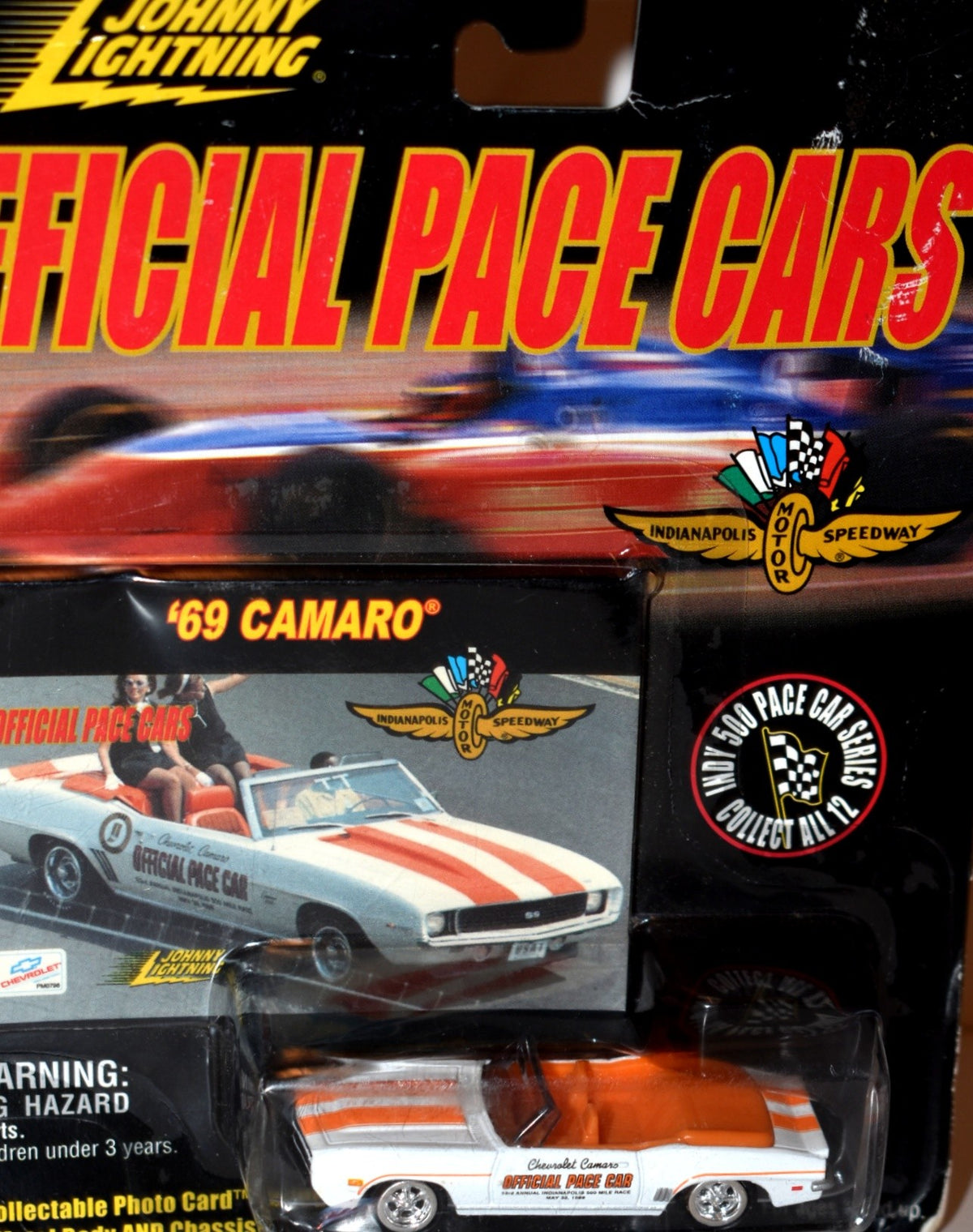Johnny Lightning Official Pace Cars - 1969 Chevrolet Camaro Pace Car
