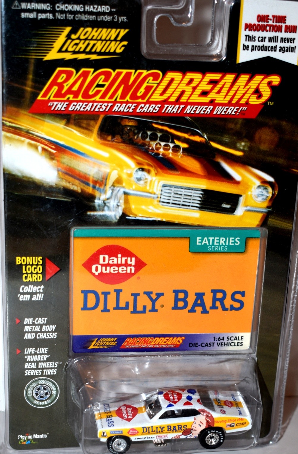 Johnny Lightning Racing Dreams 1971 Dodge Demon DIlly Bar Funny Car