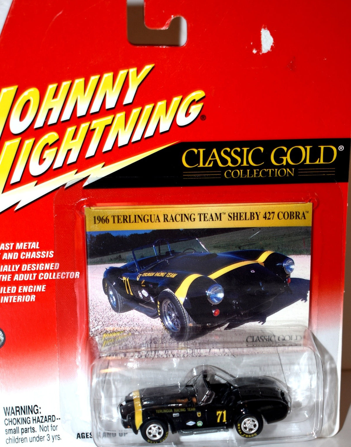 Johnny Lightning Classic Gold - 1966 Terlingua Racing Team Shelby 427 Cobra