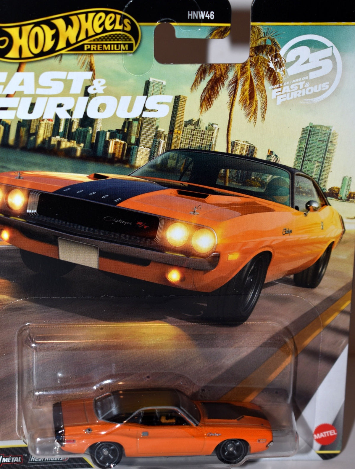 Hot Wheels Premium  Fast & Furious  - 1970 Dodge Challenger R/T