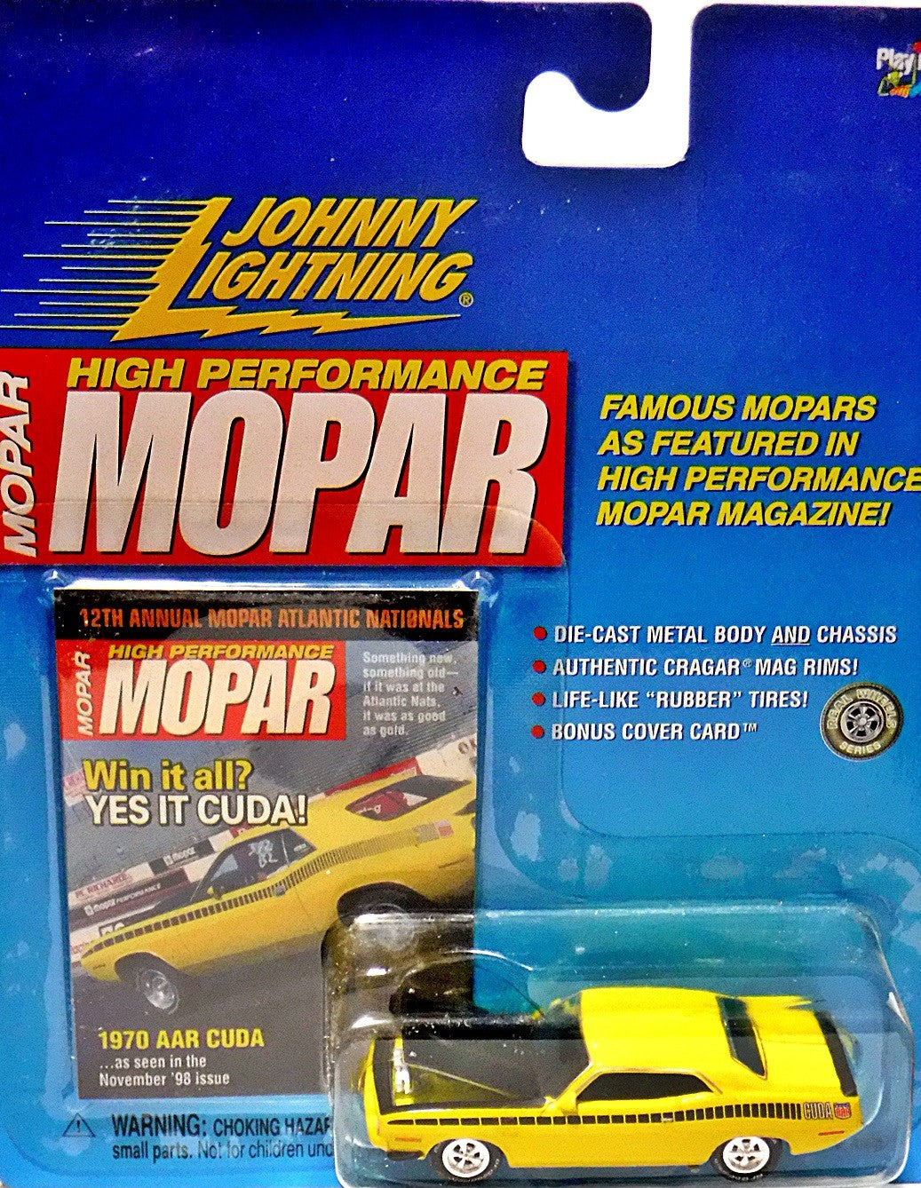 Johnny Lightning High Performance MOPAR - 1970 Plymouth AAR Cuda