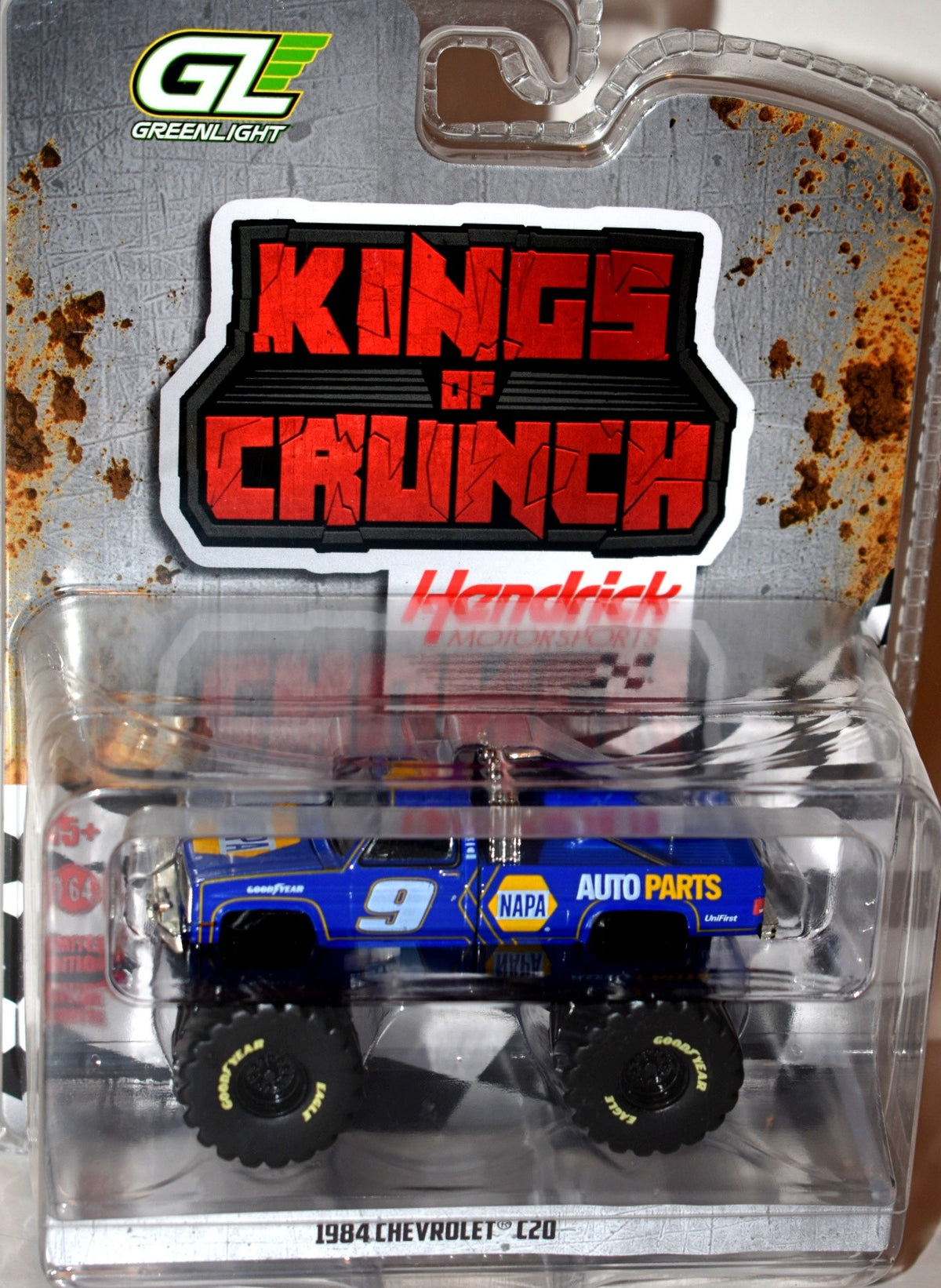 Greenlight - Kings of Krunch - Hendrick Motorsports -Chase Elliott NAPA 1984 Chevy C20