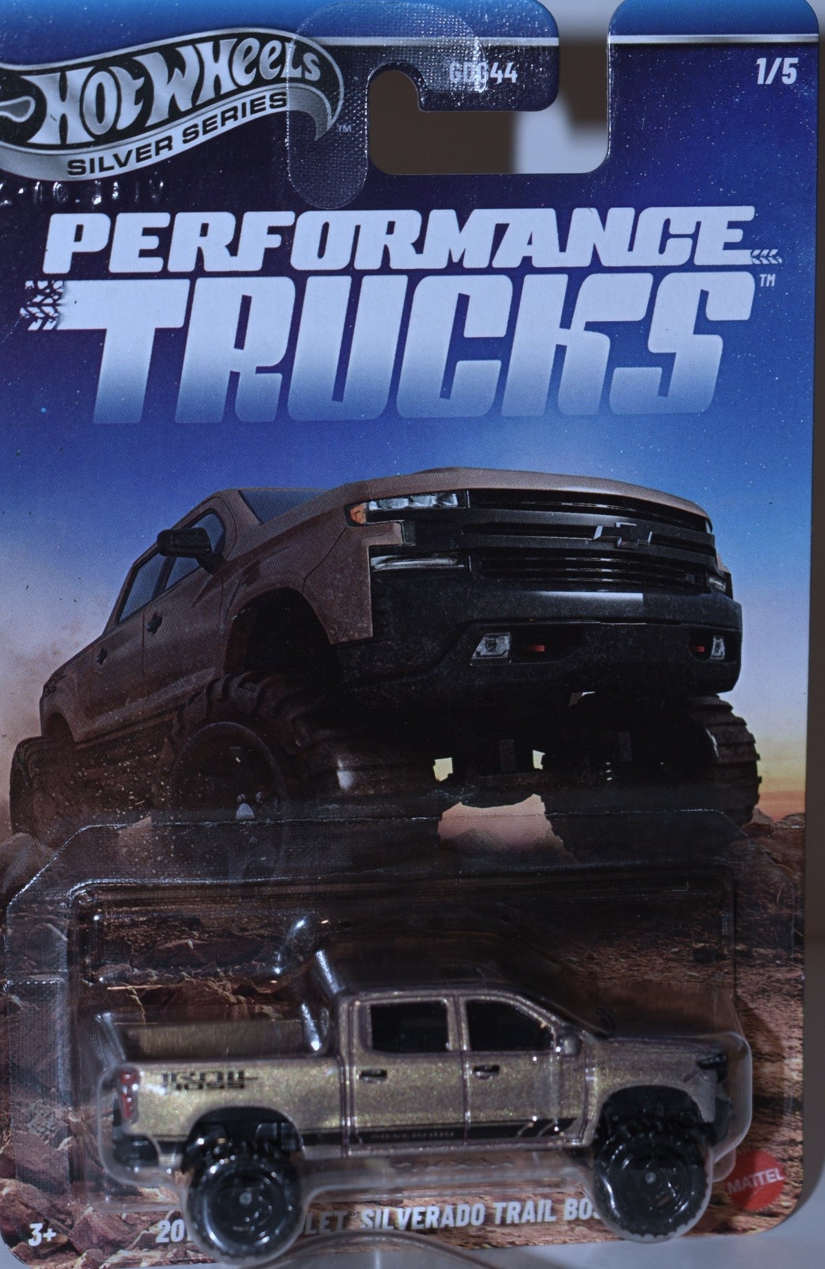 Hot Wheels Silver Series - Performance Trucks - 2019 Chevy Silverado Trail Boss LT