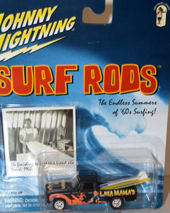Johnny Lightning Surf Rods - Lava Mama's - 1960's Studebaker Surf Pickup Truck