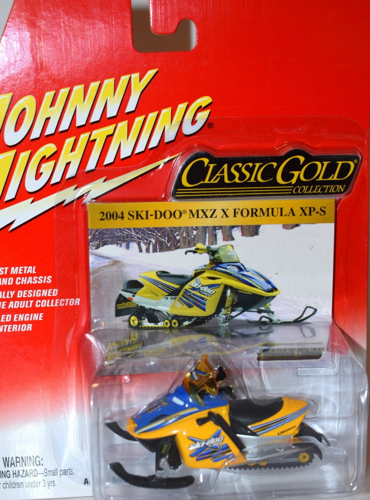 Johnny Lightning Classic Gold - 2004 Ski-Doo MXZ X Formula XP-S