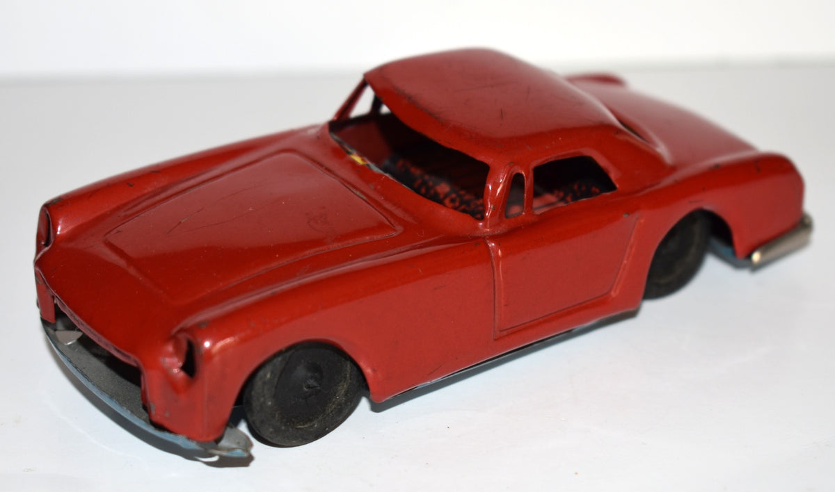 Japanese Postwar Tin Litho Friction Ferrari
