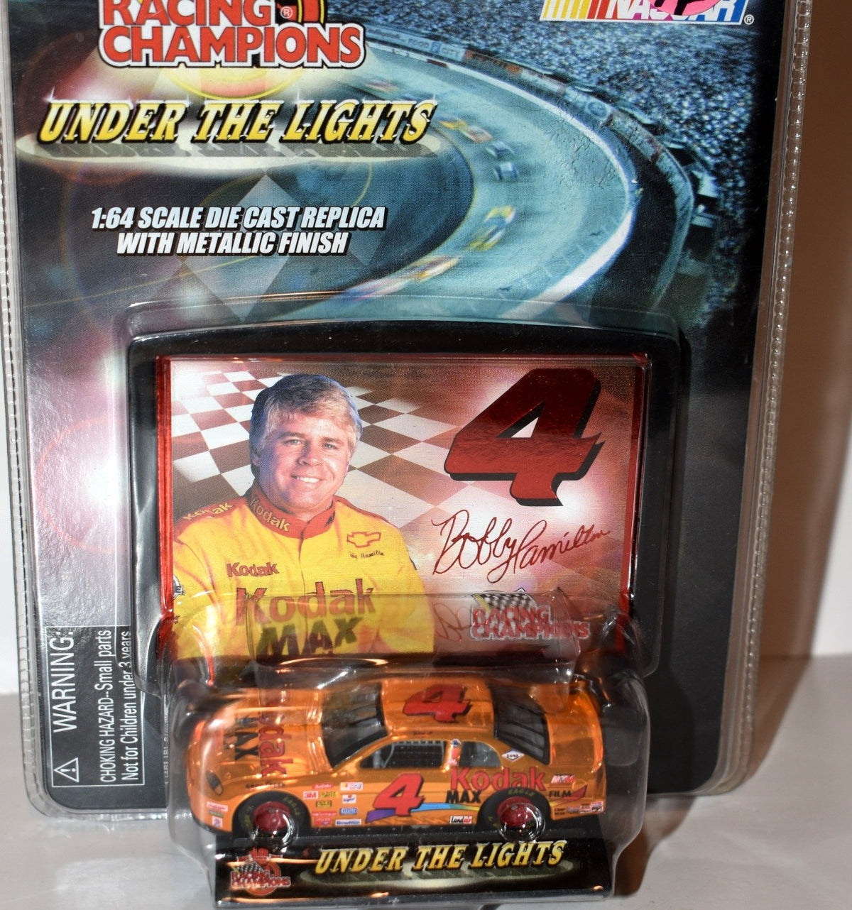 Racing Champions NASCAR Under The Lights - Bobby Hamilton Kodak Chevy Monte Carlo