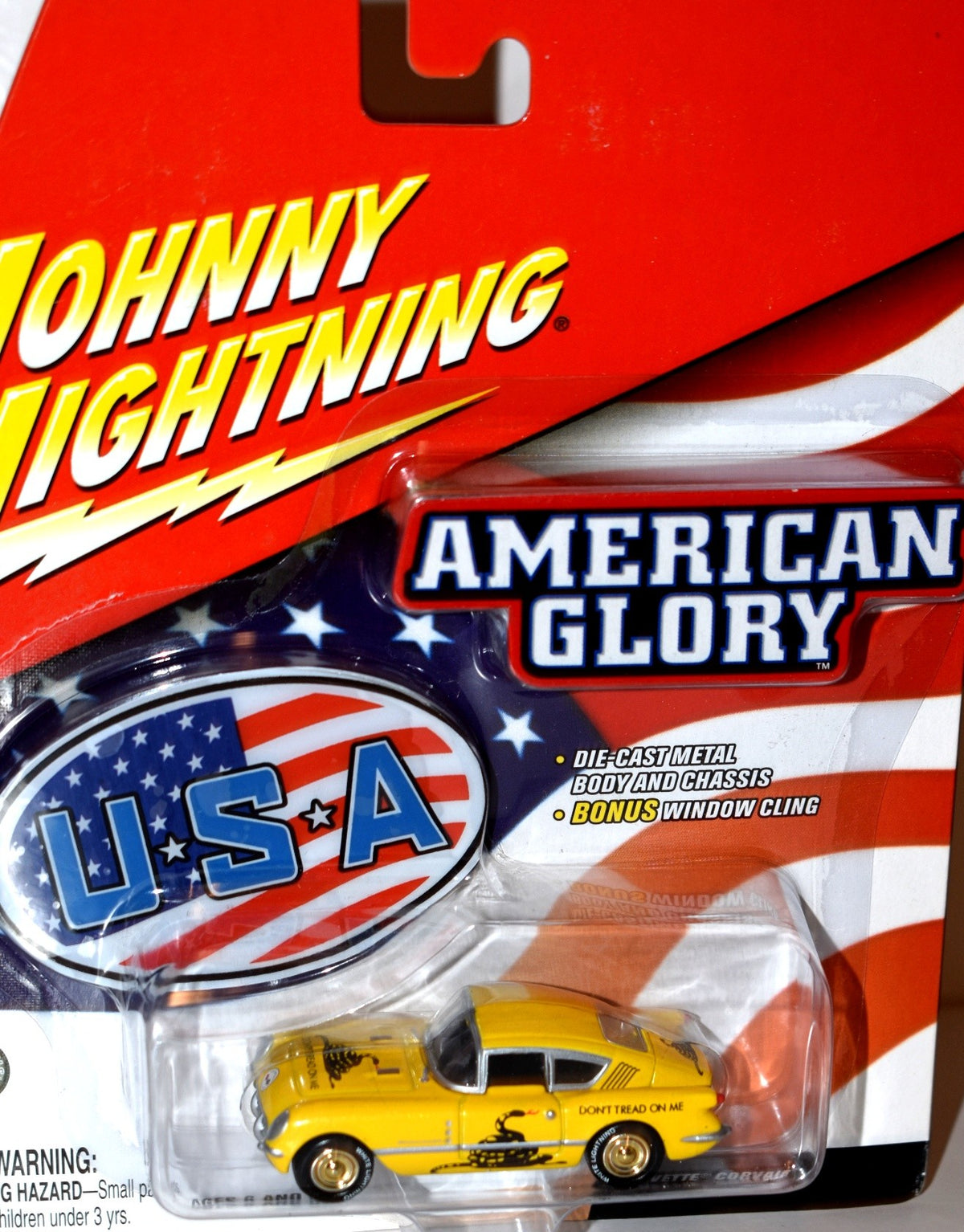 Johnny Lightning - White Lightning -American Glory - 1954 Chevrolet Corvette Corvair