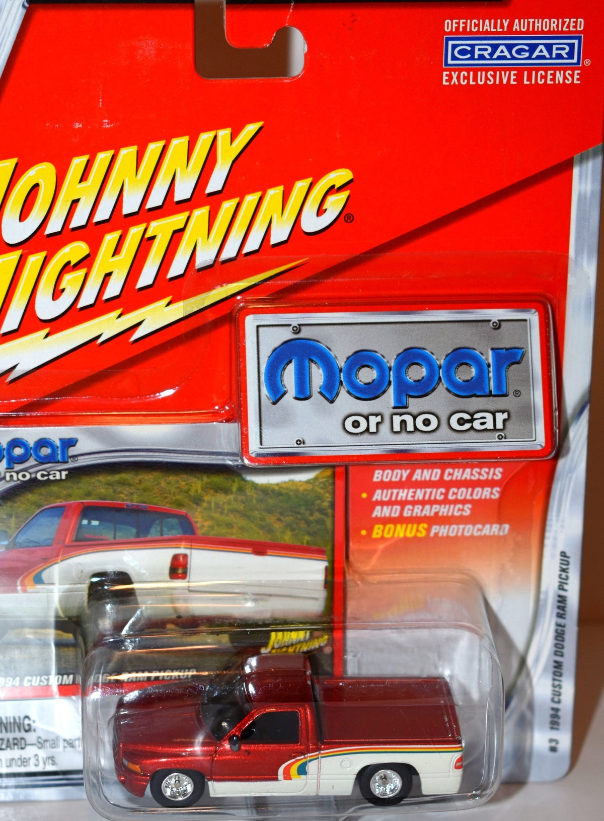 Johnny Lightning  MOPAR or NO CAR - Dodge RAM VTS Pickup Truck