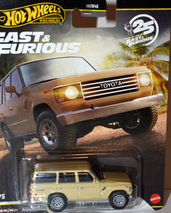 Hot Wheels Premium - Fast & Furious 25th Anniversary - Toyota Land Cruiser FJ60