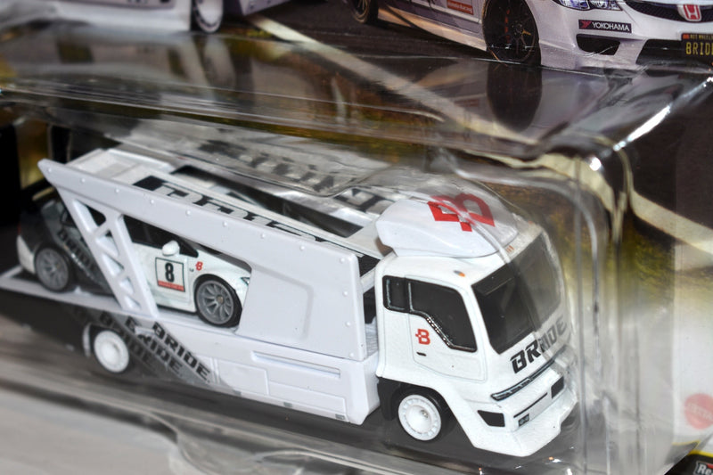 Hot Wheels Car Culture - Team Transport - 2007 Honda Civic Type R Race Team