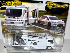 Hot Wheels Car Culture - Team Transport - 2007 Honda Civic Type R Race Team