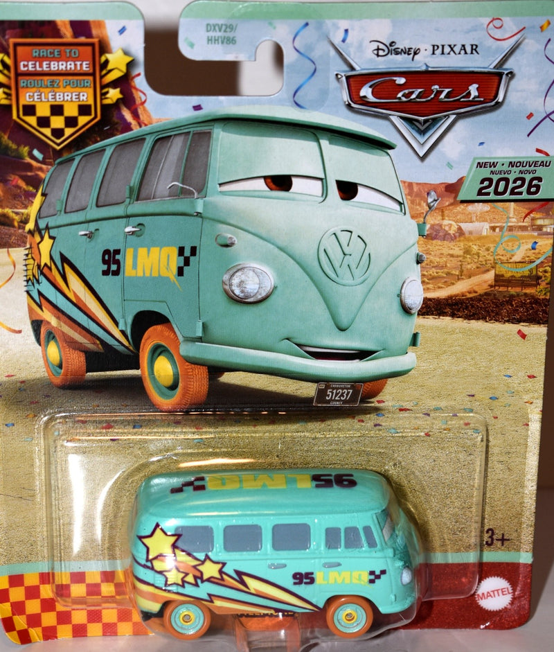 Disney CARS - Race to Celebrate - Filmore - VW Hippy Van