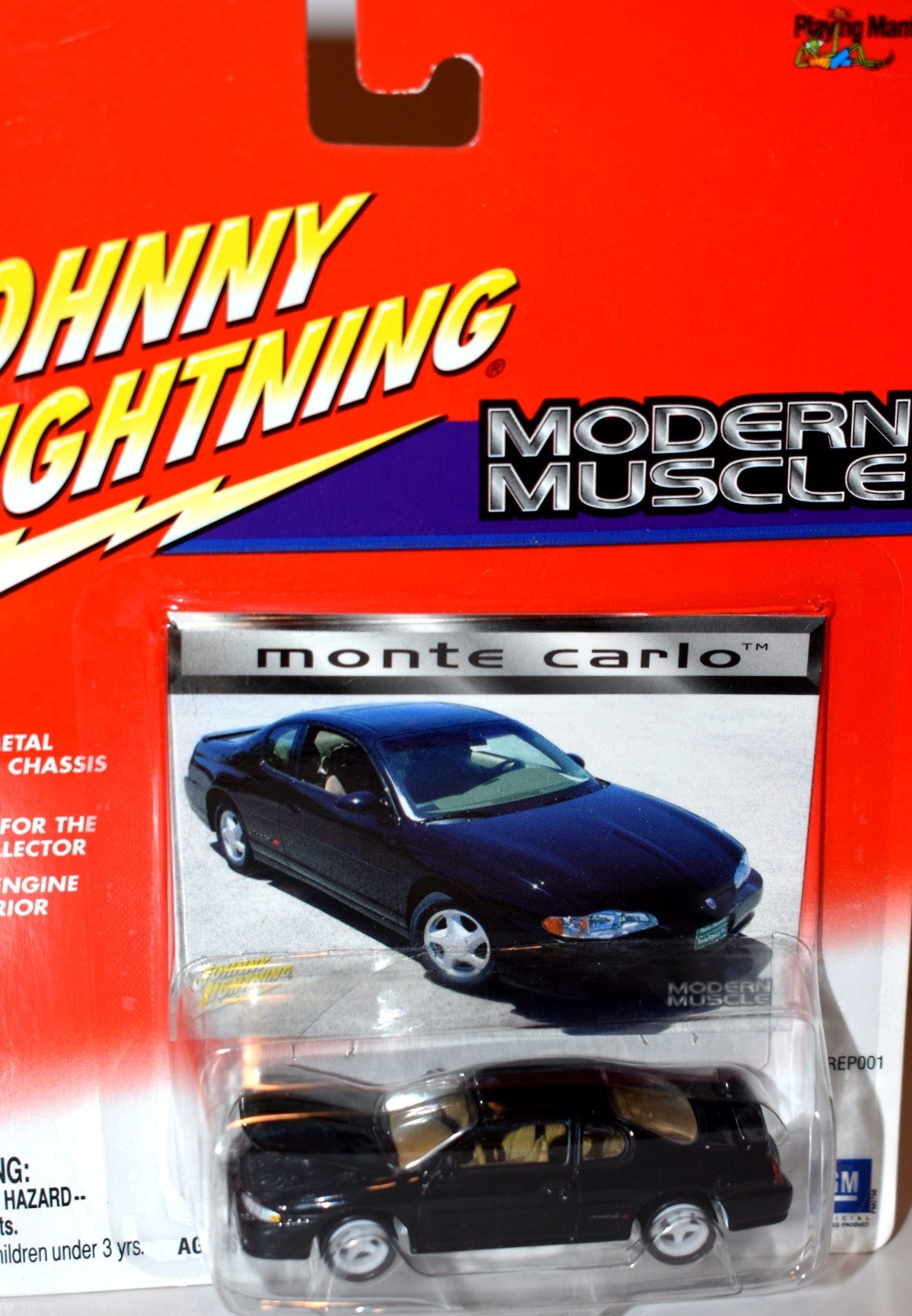 Johnny Lightning Modern Muscle - Rare White Lightning - 2000 Chevrolet Monte Carlo