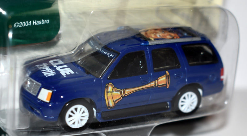 Johnny Lightning - Clue - Rare White Lightning Chased - Cadillac Escalade SUV