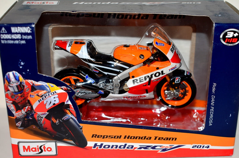 Maisto MotoGP - Dani Pedrosa Repsol Honda RC213V Motorcycle