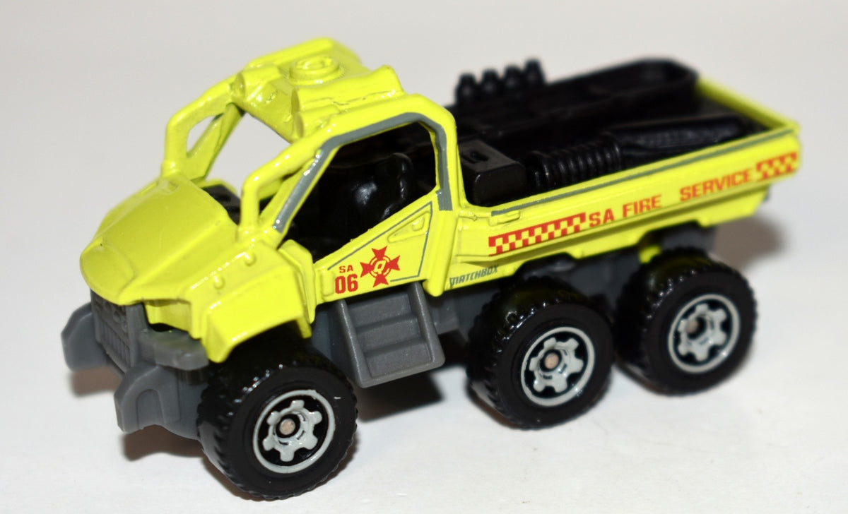 Matchbox - Trail Tracker - Fire Department offroad 6x6