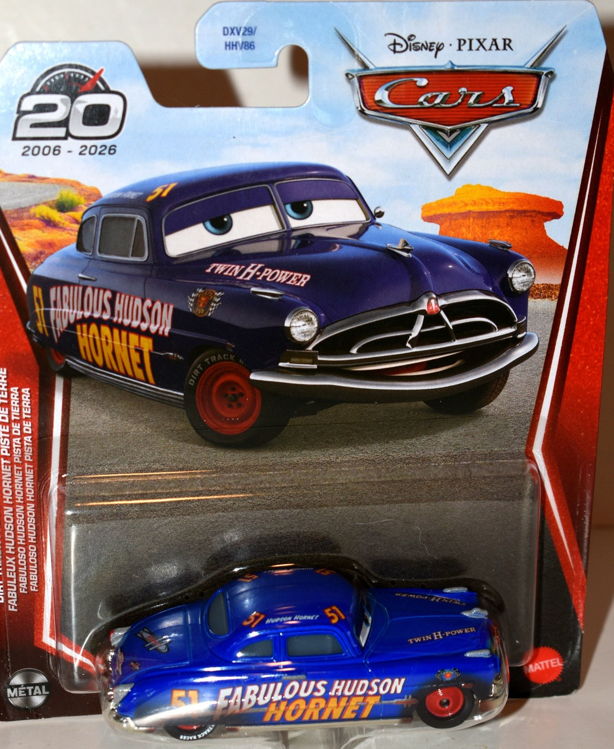 Disney CARS 20th Anniversary - Doc Hudson - Fabulous Hudson Hornet