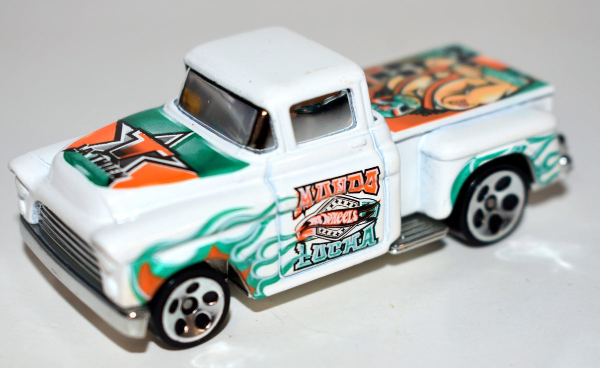 Hot Wheels - Mexico - Munda Lucha - Luchador - 1956 Chevrolet Flashsider Pickup Truck