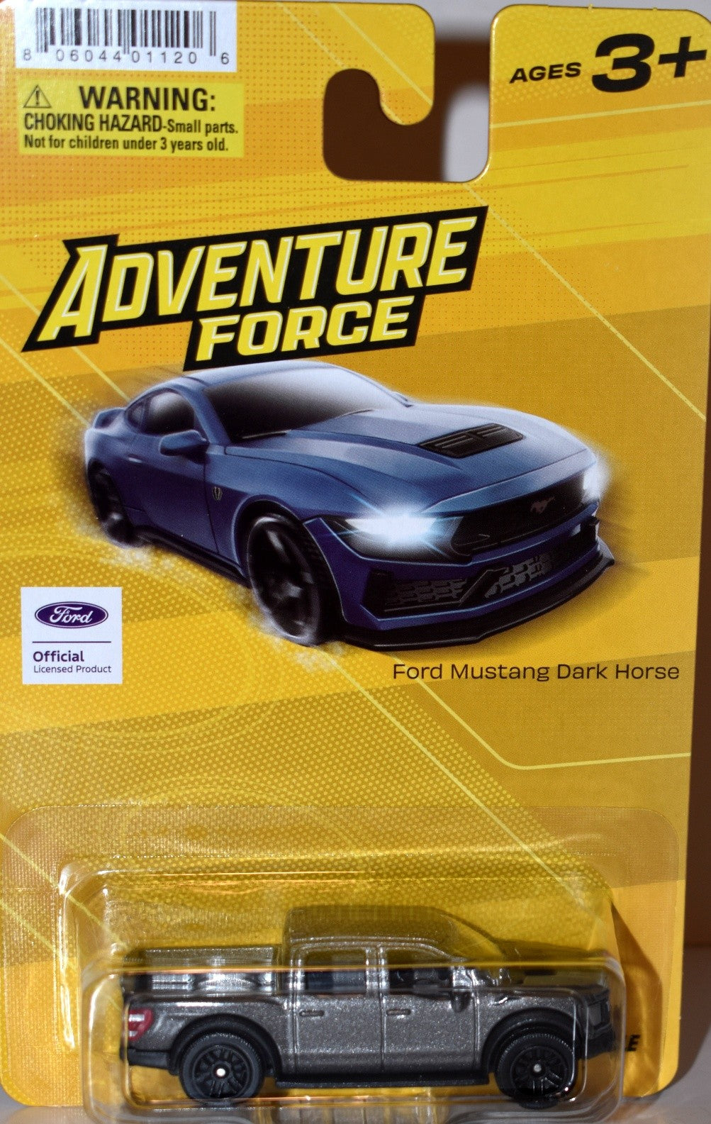 Maisto Adventure Force - Factory Error - Mustang Dark Horse - Ford F-150 Raptor Pickup Truck