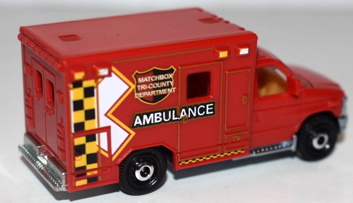Matchbox - Ford E350 Tri-County Ambulance