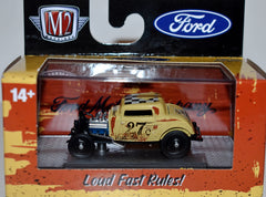 M2 Machines Authentics - Loud Fast Rules - 1932 Ford Deuce 3 Window Coupe