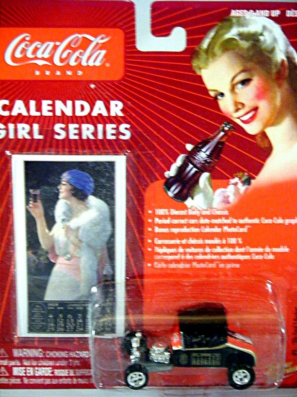 Johnny Lighting Coca-Cola Calendar Girls - 1927 Ford Roadster