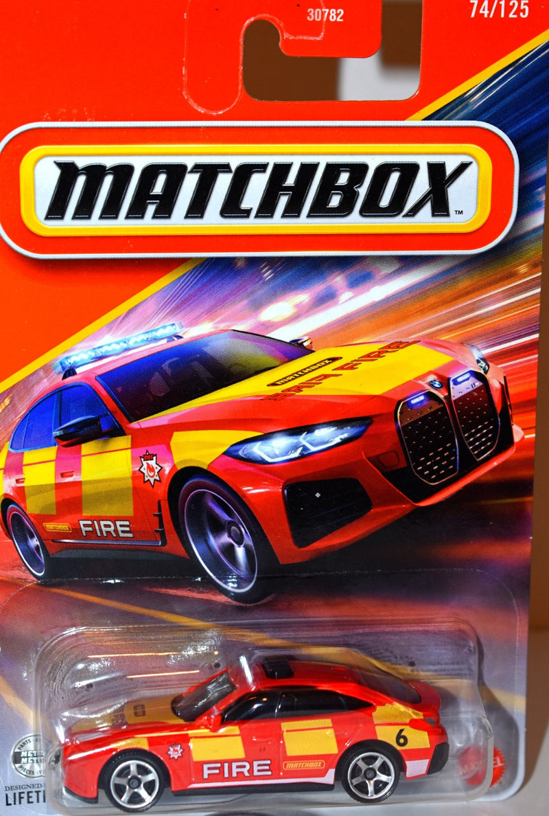 Matchbox - BMW i4 Fire Chief Car