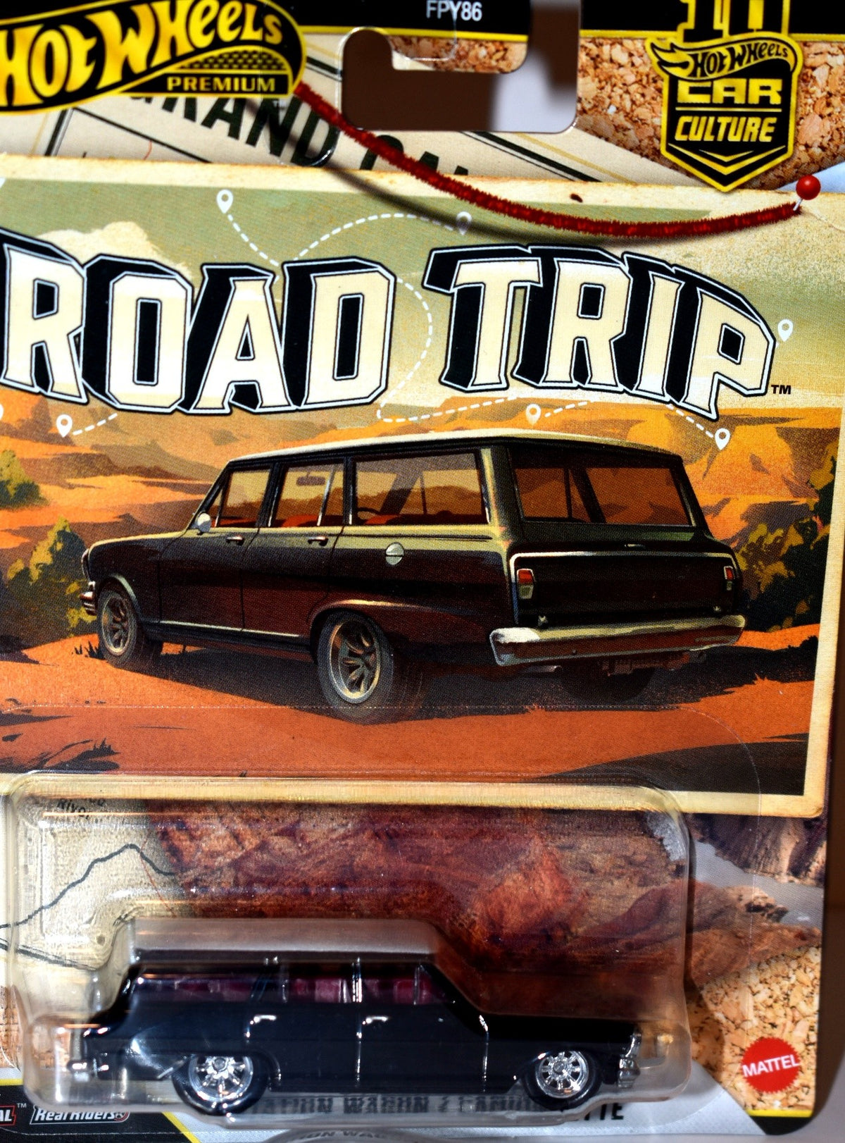 Hot Wheels Premium  - Road Trip - 1964 Chevy Nova Station Wagon