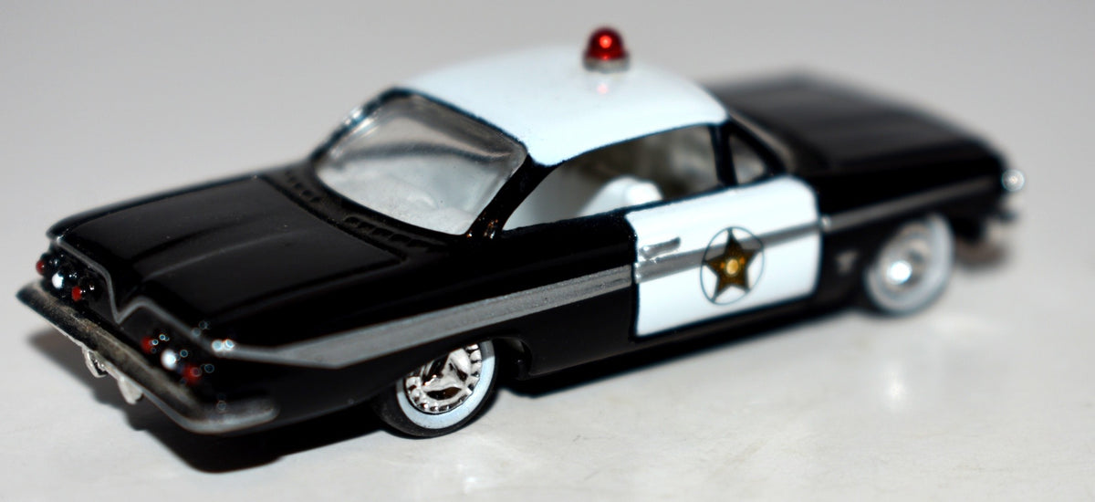 Classic Metal Works Mini Metals - HO Scale - 1961 Chevrolet Impala Police Cruiser
