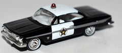 Classic Metal Works Mini Metals - HO Scale - 1961 Chevrolet Impala Police Cruiser