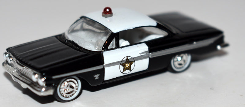 Classic Metal Works Mini Metals - HO Scale - 1961 Chevrolet Impala Police Cruiser