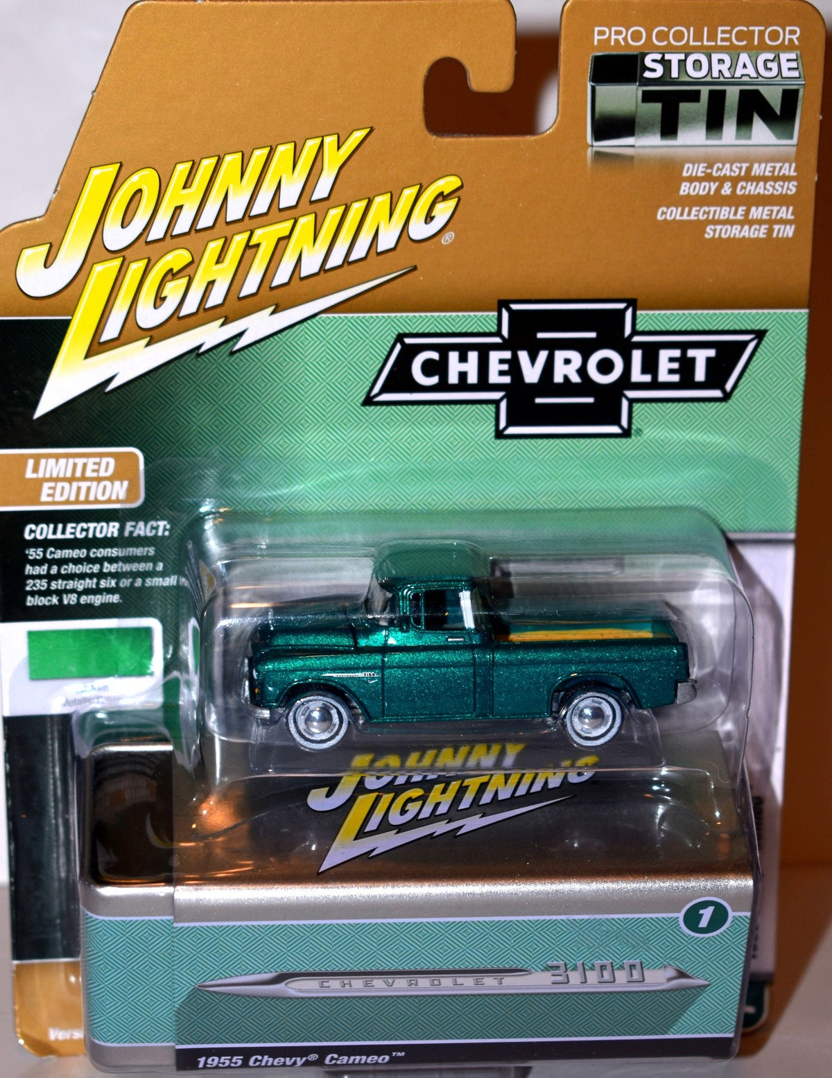 Johnny Lightning Pro Collectors Series 1955 Chevy Cameo Pickup Truck