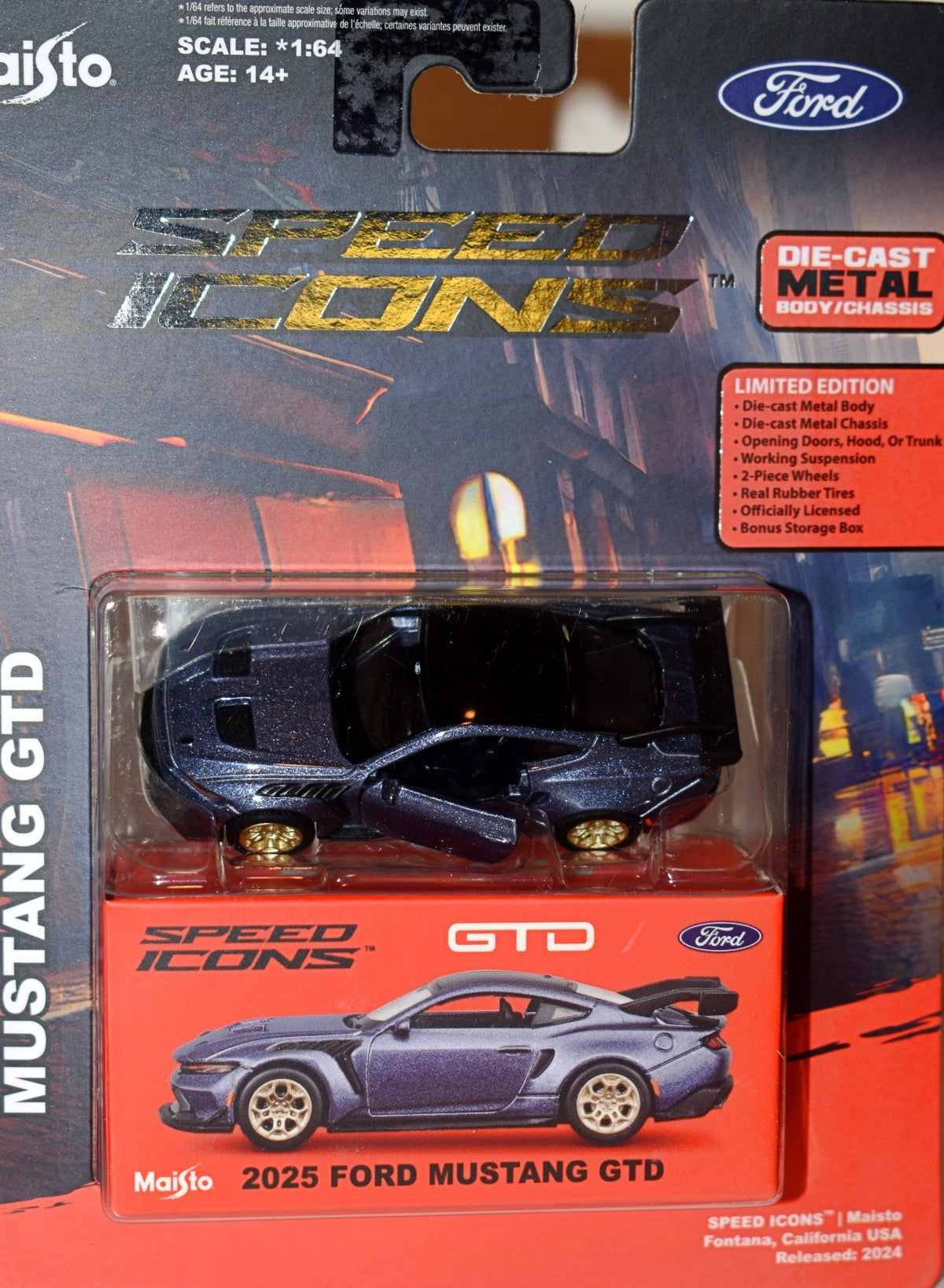 Maisto Speed Icons - 2025 Ford Mustang GTD